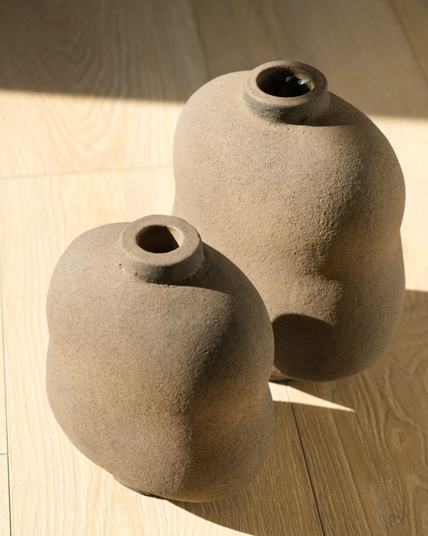 Organische Platte Vase Latte 22x15 cm | STILL Collection